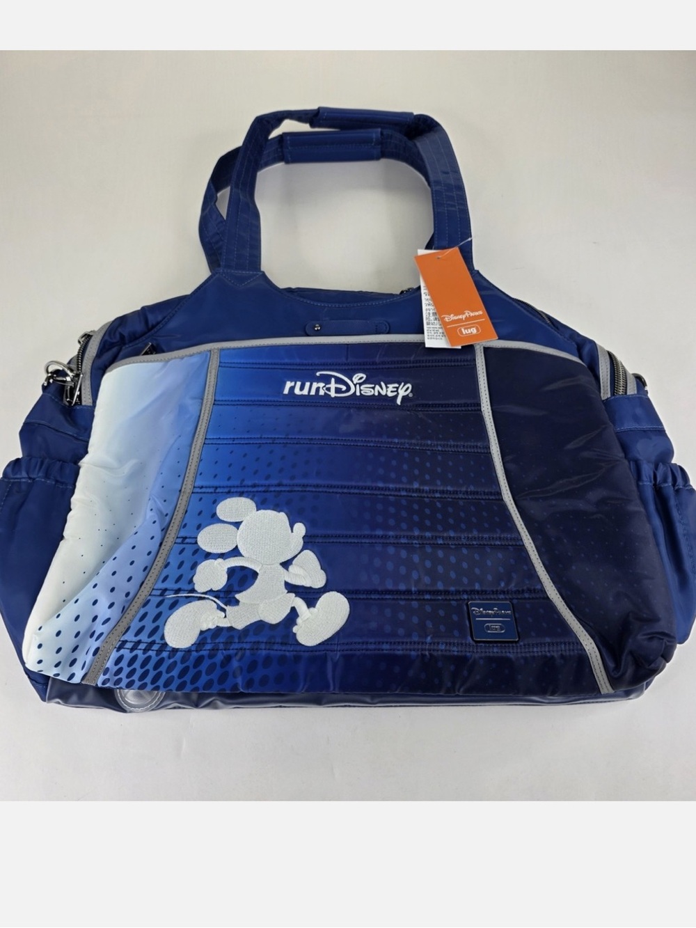 NWT!! 2026 Disney Parks RunDisney Oversized Pontoon Lug Bag Gym Luggage Mickey